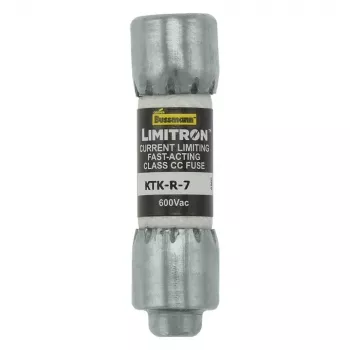 Eaton KTK-R-7 Class CC snabb säkring, 7 A, 600 V AC, 200 kA brytförmåga, 10-pack
