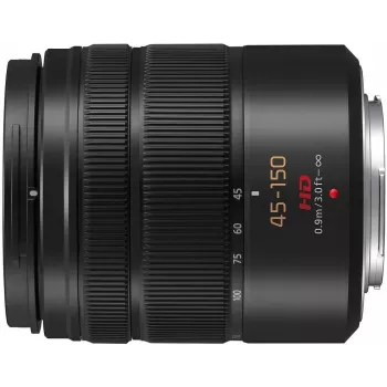 Panasonic Lumix G X Vario 45-150mm f/4.0-5.6 ASPH. MEGA O.I.S. objektiv (svart) H-FS45150E-K