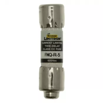 Eaton FNQ-R-5 trög säkring, 5 A, 600 V AC, Class CC, 10-pack