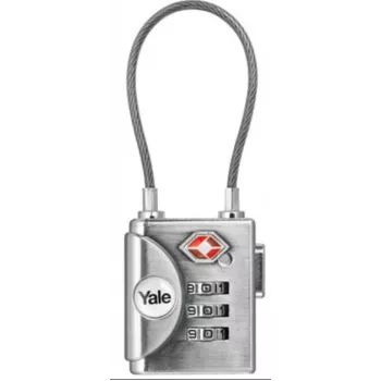 Yale YTP3/32/350/1 TSA-sifferlås 32 mm silver