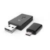 Nedis CKAA2400BK Bluetooth 5.0 USB-A-adapter svart 10 m räckvidd