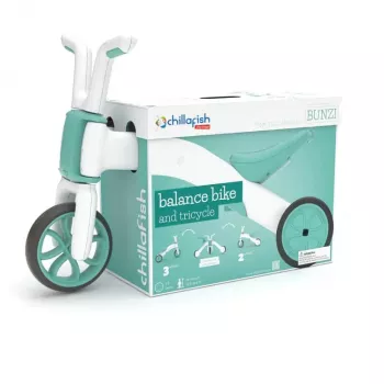 Chillafish Bunzi 2-i-1 springcykel & trehjuling - mint