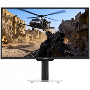LORGAR 24,5 inch Full HD IPS 400Hz gaming-skärm, Dual LED, HDR600 Ready, höj- och sänkbar, vit