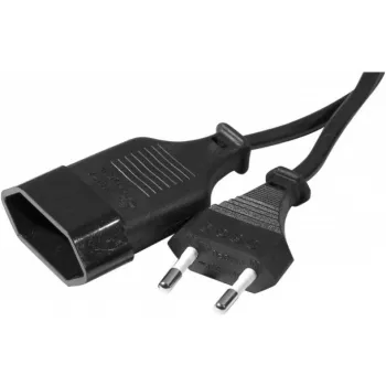EXERTIS CONNECT förlängningskabel, eurokontakt till eurouttag, svart, 1,8 m 573721