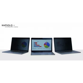 KAPSOLO 2-vägs integritetsfilter för Microsoft Surface Pro 8 (2021), avtagbar, 13 inch, 3:2, Anti-Glare KAP12846
