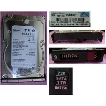 HPE 1TB SATA 6G 7.2K LFF LP hårddisk (861686-S21)