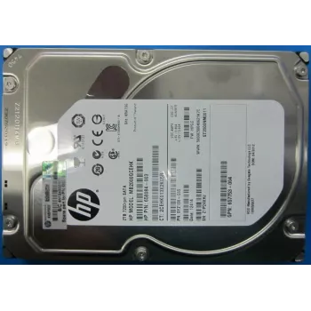 HP Enterprise 2TB 7.2K RPM SATA 3,5