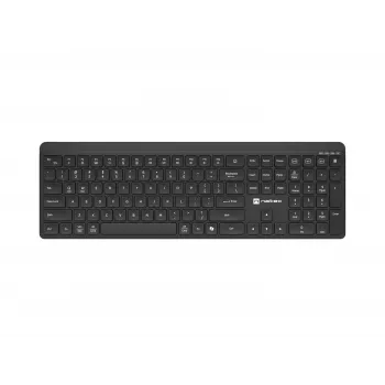 Natec Tang US trådlöst tangentbord Bluetooth + 2,4 GHz Silent Slim svart