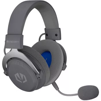 ENDORFY VIRO Infra Wireless gaming-headset – altgrå (2,4 GHz USB-C-dongel, Bluetooth, USB-C, 3,5 mm kontakt)