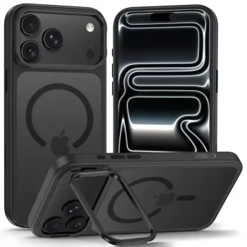 TECH-PROTECT MAGSTAND MagSafe CC iPhone 17 Pro / 18 Pro Matte Black