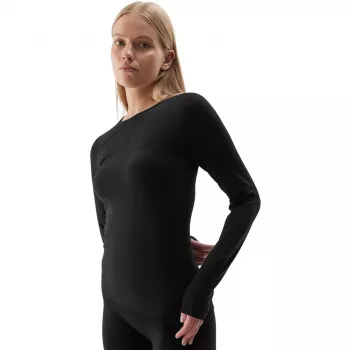 4F dam termoaktiv T-shirt F152 Deep Black M/L