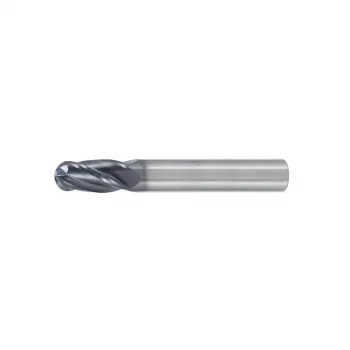 Helhårdmetall hörnradiefräs 12,0 mm, R6,0, 4-skär, 16/73 mm