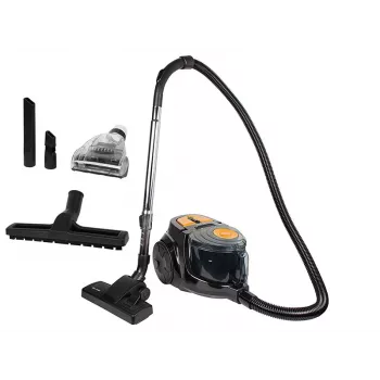 BLOW C899 dammsugare utan påse cyklon, 700 W, 2,5 L, HEPA H13, svart/röd