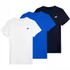 4F M4479 herr t-shirt, vit/blå/marinblå, 2XL (4FWSS26TTSHM4479)