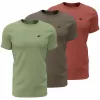 4F M4480 herr t-shirt, grön/brun/bordeaux, 5XL (4FWSS26TTSHM4480)