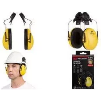 3M PELTOR Optime I H510P3E Hjälmfästa hörselskydd, gul H510P3E-1