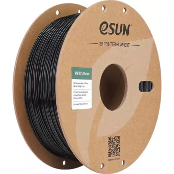 ESUN PETG 1,75 mm svart 1 kg 3D-skrivarfilament
