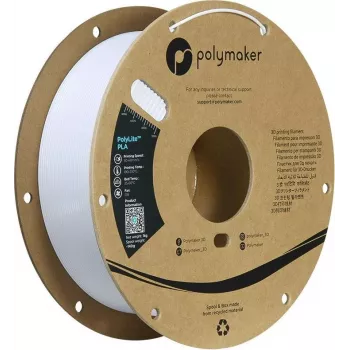 Polymaker PA02096 PLA filament 1,75 mm 1 kg cool white hög styvhet