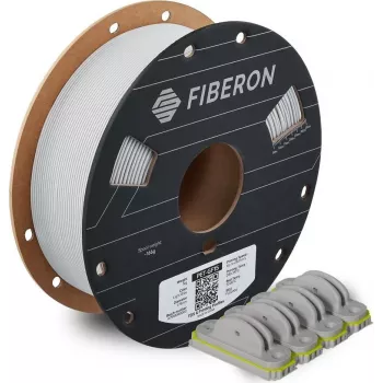 Polymaker Fiberon PET-GF15 1,75 mm ljusgrå 0,5 kg 3D-skrivarfilament (FL02004)