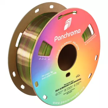 Polymaker Panchroma PLA Dual Silk Aubergine-filament 1,75 mm 1 kg (Lime-Magenta)