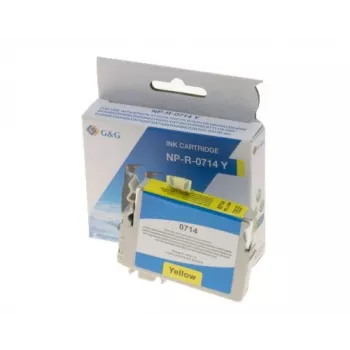 G&G kompatibel bläckpatron för Epson T0714 gul (3547)