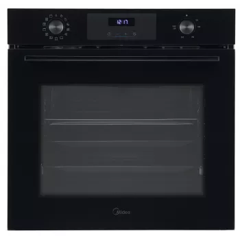 Midea MBO7NM30D0-BK inbyggnadsugn, 73 L, pyrolytisk självrengöring, pekstyrning, svart