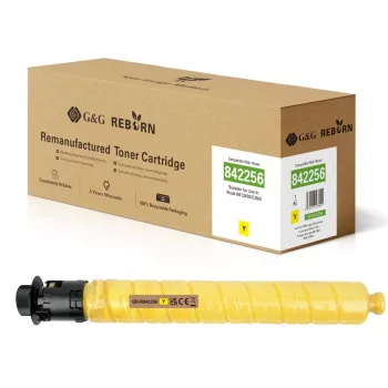 G&G kompatibel gul tonerkassett för Ricoh 842256 (19 000 sidor) GR-R842256