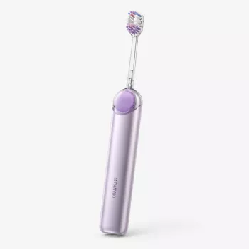 RANVOO PQ5 Pure Sonic elektrisk tandborste, lila, 5 lägen, 4 borsthuvuden, USB-laddning