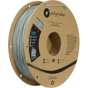 Polymaker PolyFlex TPU90 flexibelt TPU-filament 1,75 mm 750 g grå PD02003