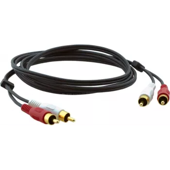 Kramer C-2RAM/2RAM-10 koaxial ljudkabel RCA-kontakt till RCA-kontakt 3,0m svart 95-0202010