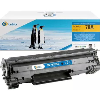 G&G XL tonerkassett kompatibel med HP 78A / Canon 726 (14178)