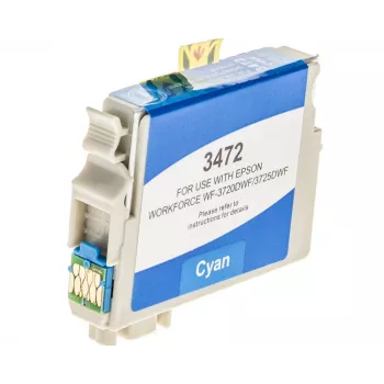 G&G kompatibel cyan bläckpatron för Epson 34XL (C13T34724012) – High Yield 14614