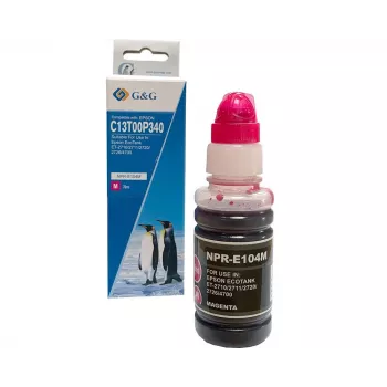 G&G EcoTank bläckflaska magenta kompatibel med Epson 104 (70 ml)