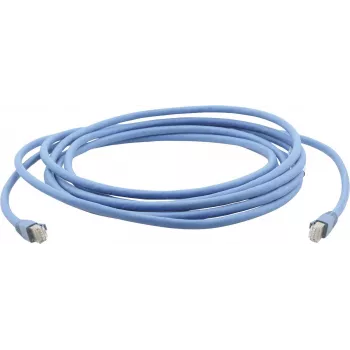 Kramer C-UNIKAT serie C-UNIKat-2 nätverkskabel RJ-45-hane till RJ-45-hane 61 cm U/FTP CAT 6a skärmad halogenfri snagless robust blå RAL 5012 99-3460002