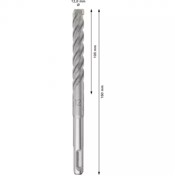 BOSCH 2608833905 PRO SDS Plus-5X hammarborr 12x100x160 mm