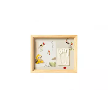 Tiny Love enkel träram baby hand- och fotavtrycksminnesset