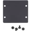 Kramer W-2BLANK svart frontblindinsats för väggplattor (2 urtag) 85-00705090