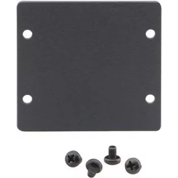 Kramer W-2BLANK svart frontblindinsats för väggplattor (2 urtag) 85-00705090