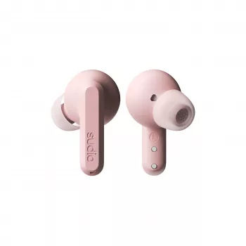Sudio A3 Pro true wireless Bluetooth-hörlurar med aktiv brusreducering, rosa A1PROPNK