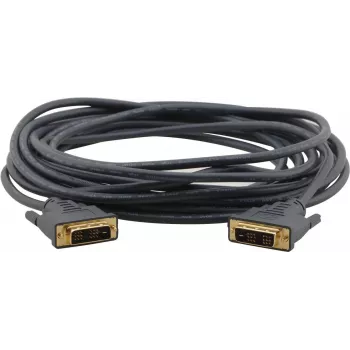 Kramer C-MDM/MDM-3 DVI-D Single Link-kabel M/M 0,9 m svart 97-0640003