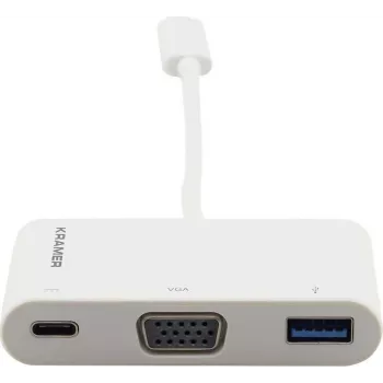 Kramer ADC-U31C/M1 USB-C till VGA-adapter vit 99-97210003