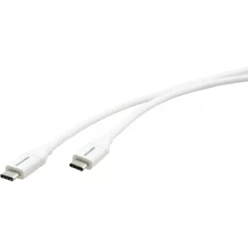 Kramer C-USB/CB-10 USB 2.0-kabel, USB-C kontakt till USB-B kontakt, 3 m, vit 96-02357110