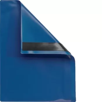 HAGER FZ757M magnetisk dokumenthållare DIN A4, transparent/grå
