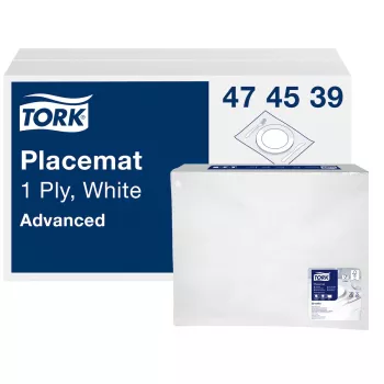 Tork Advanced vita placemats 27 x 42 cm, 500 st (474539)