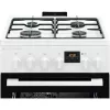 Electrolux LKK560232W fristående gasspis med elugn, 58 L, vit