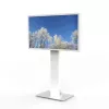 HI-ND MOUNTS HI-ND golvstativ glas universal 49-65 vit RAL 9003 displaygolvstativ FS0000-5001-01