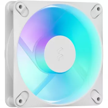 Fractal Design Dynamic 3-12 Reverse RGB White chassifläkt, 120mm, PWM, ARGB, Reverse Blade FD-F-DR3-1205