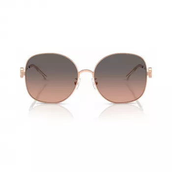 Tory Burch TY6112-3358G9 damsolglasögon, Havana-båge, bruna gradientglas, 56 mm