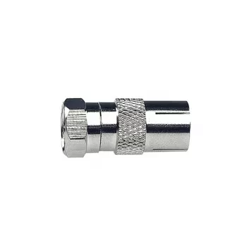 AXING CFA100 adapter IEC-hona till F-kontakt 75 ohm CFA00100