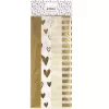 ARTOZ dekorativt silkespapper prickar guld/vit 50 x 70 cm (144500-76)